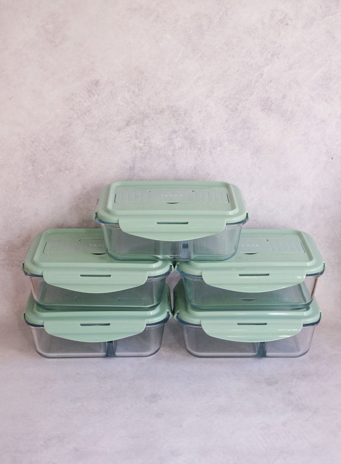 Tupperware Eco Lunch It Divided Container Set of 5 NEW